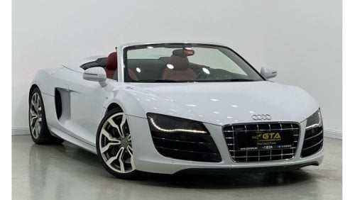 أودي R8 2012 Audi R8 Quattro V10 Spyder, Full Service History, Very Low Kms, GCC Specs