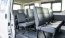 Toyota Hiace STD 2.7L PETROL 15-SEATER: DUAL AIRBAGS, FR+RR AC, VINYL SEATS