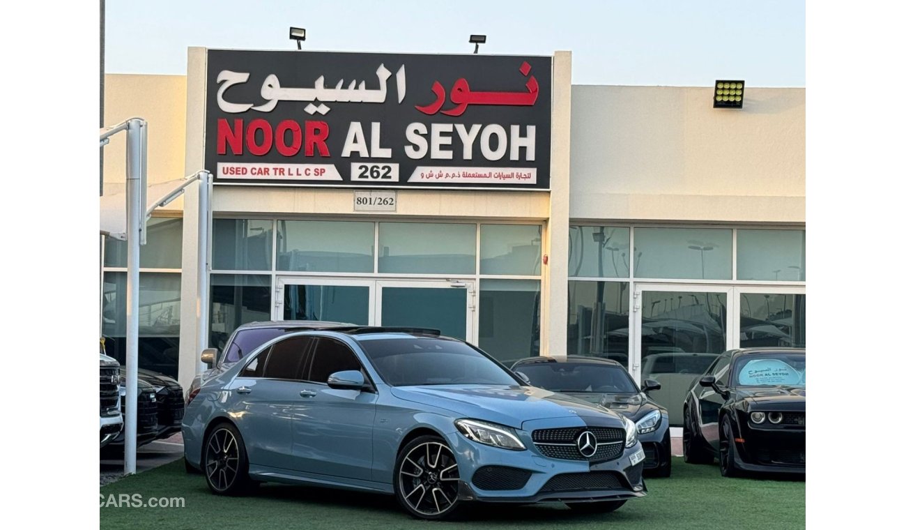 مرسيدس بنز C 43 AMG مرسيدس بنز C43 خليجي 2017 صبغ وكالة بحالة ممتازه بدون حوادث