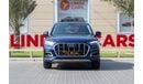 أودي Q5 45 TFSI Quattro 2.0L Audi Q5 45TFSI Quattro 2022 GCC under Agency Warranty and Service Contract with