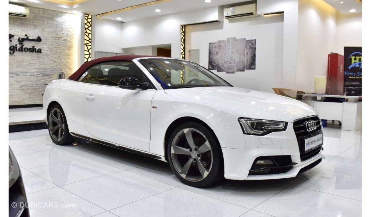 Audi A5 EXCELLENT DEAL for our Audi A5 35TFSi S-Line Convertible ( 2016 Model ) in White Color GCC Specs