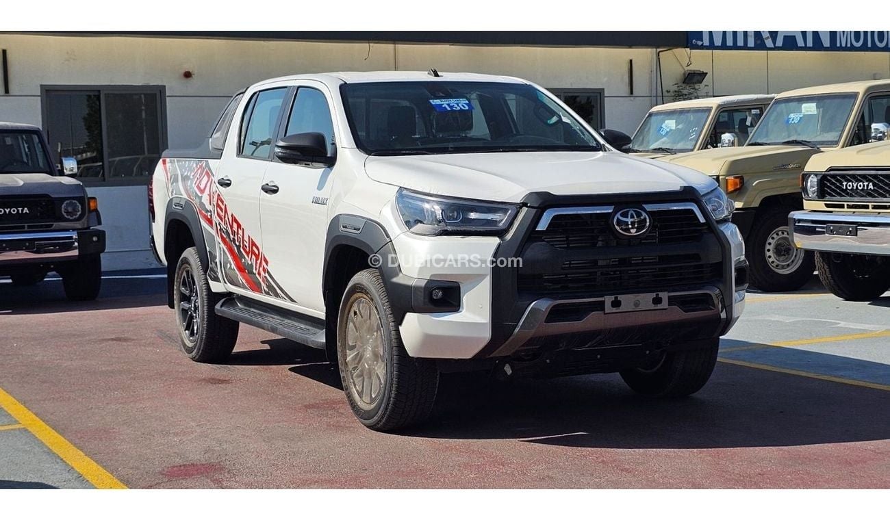 Toyota Hilux ADV 2.8L Toyota Hilux 2.8L Adventure 2.8Ltr A/T 4X4 MY2024 GCC SPECS OMAN 360 CAMERA BEDLINER BLACK 