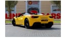 Ferrari 488 Ferrari 488 Spider Convertible 2017 GCC.