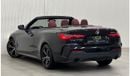 BMW 420i M Sport 2.0L 2022 BMW 420i, October 2026 Warranty + October 2026 Service Contract, GCC