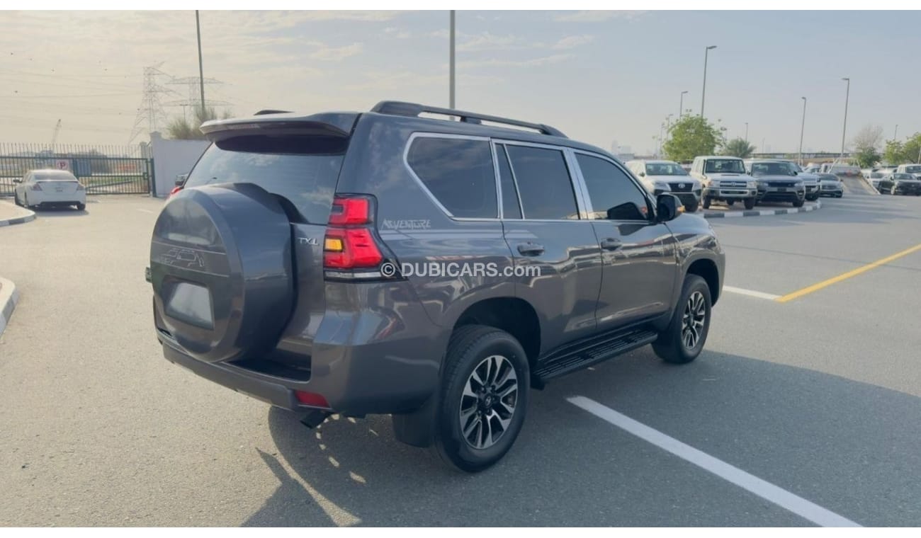 Toyota Prado 2014 | LHD | MODIFIED TO 2023 PRADO TEXTURED BLACK LEATHER SEATS | TESLA SCREEN