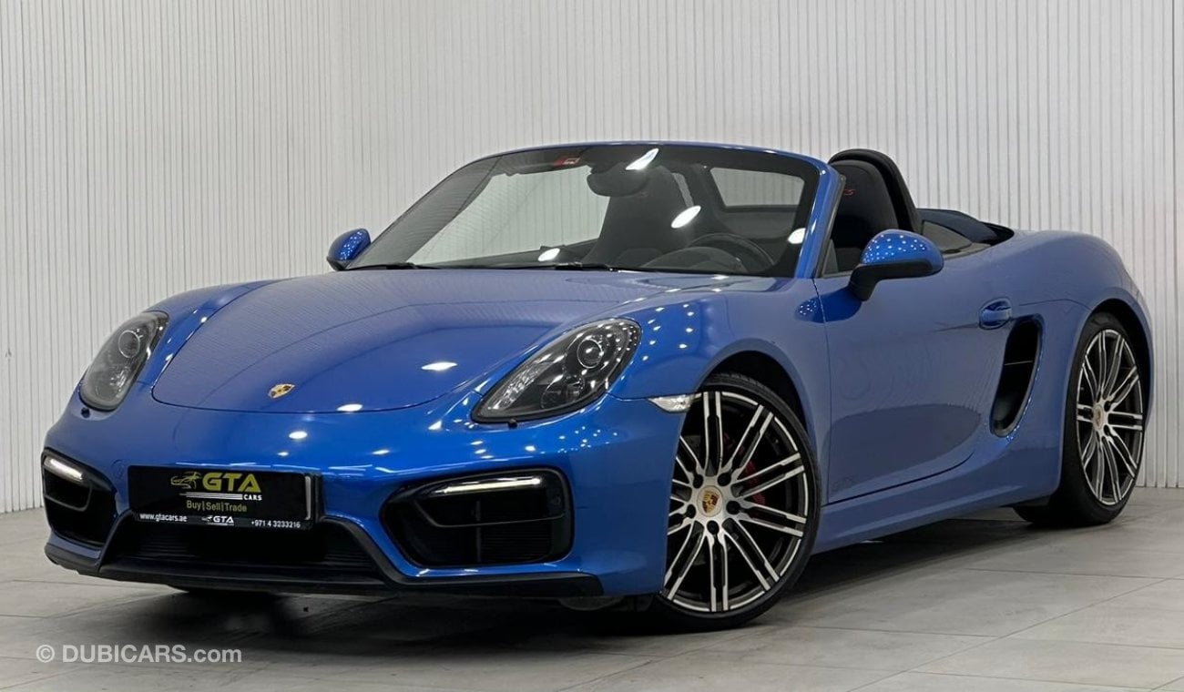 Porsche Boxster GTS 2015 Porsche Boxster GTS, SEP 2024 Porsche Warranty, GCC.