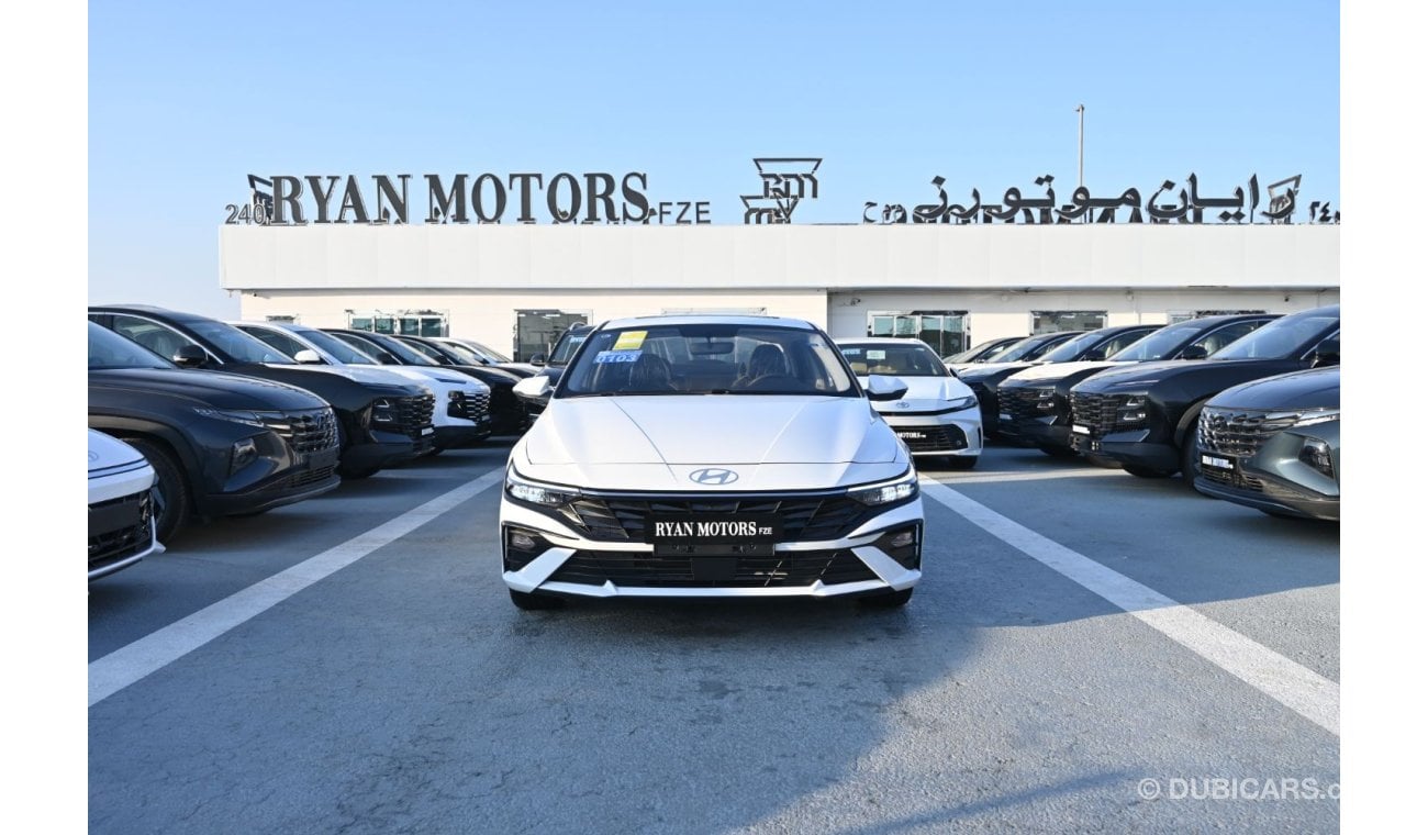 هيونداي إلانترا Hyundai Elantra 1.5L, Petrol, Model 2024 Color White