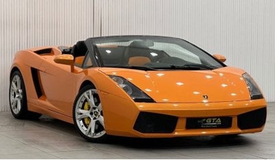 لامبورغيني جاياردو 2007 Lamborghini Gallardo Spider(Full Option), Service History,GCC