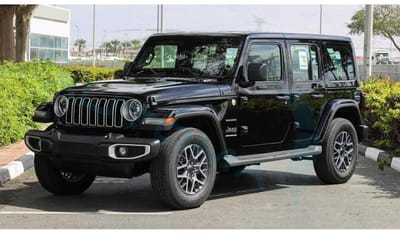 جيب رانجلر Unlimited Sahara Turbo , 2024 GCC , 0Km , With 3 Years Warranty @Official Dealer