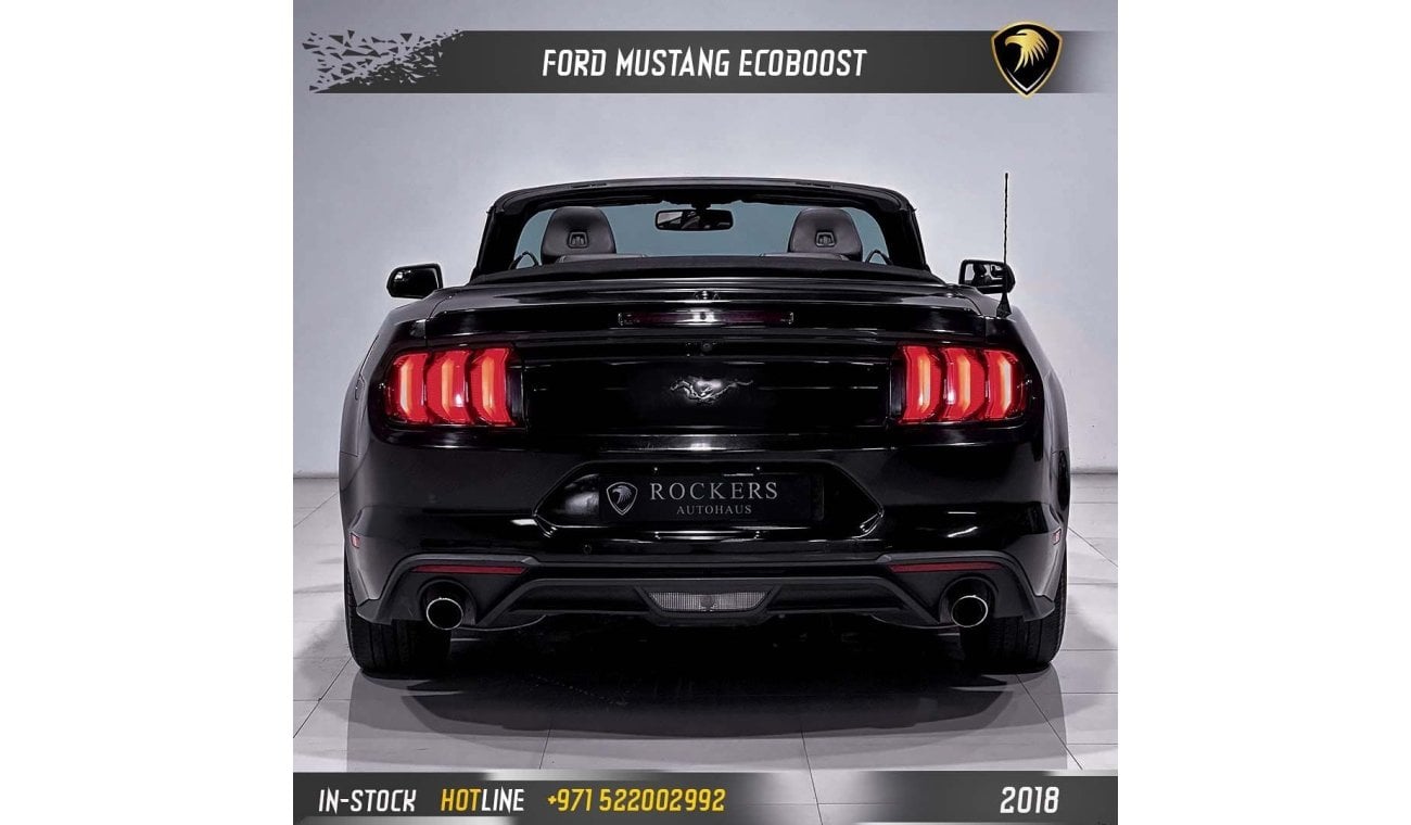 Ford Mustang 2018 Ford Mustang EcoBoost