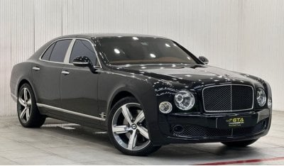 Bentley Mulsanne 2016 Bentley Mulsanne Speed, Full Service History, Low Kms, Excellent Condition, GCC