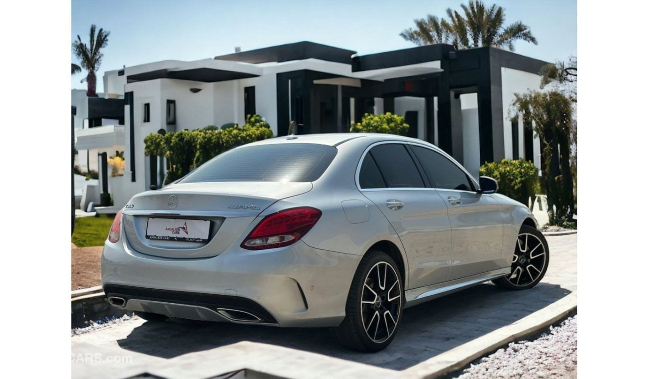 Mercedes-Benz C 300 AMG Pack AED 1,180 PM | MERCEDES BENZ C300 AMG-LINE | 2.0L 2018 | 0% DOWNPAYMENT