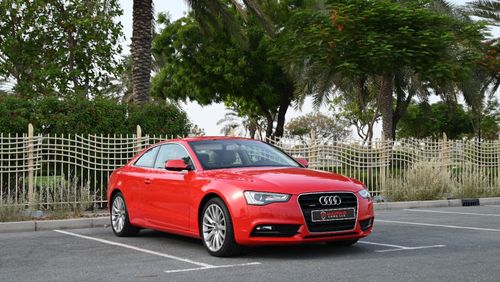 Audi A5 0% DP - FSH - FIRST OWNER - AUDI A5 QUATTRO 2.0 COUPE 4WD 2016 - MINT CONDITION - GCC SPECS