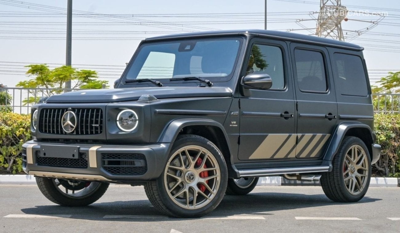 Mercedes-Benz G 63 AMG Mercedes G63 |Night Black Magno |Gold Topstitching Interior |2024 |GRAND EDITION | LIMITED 1 of 1000