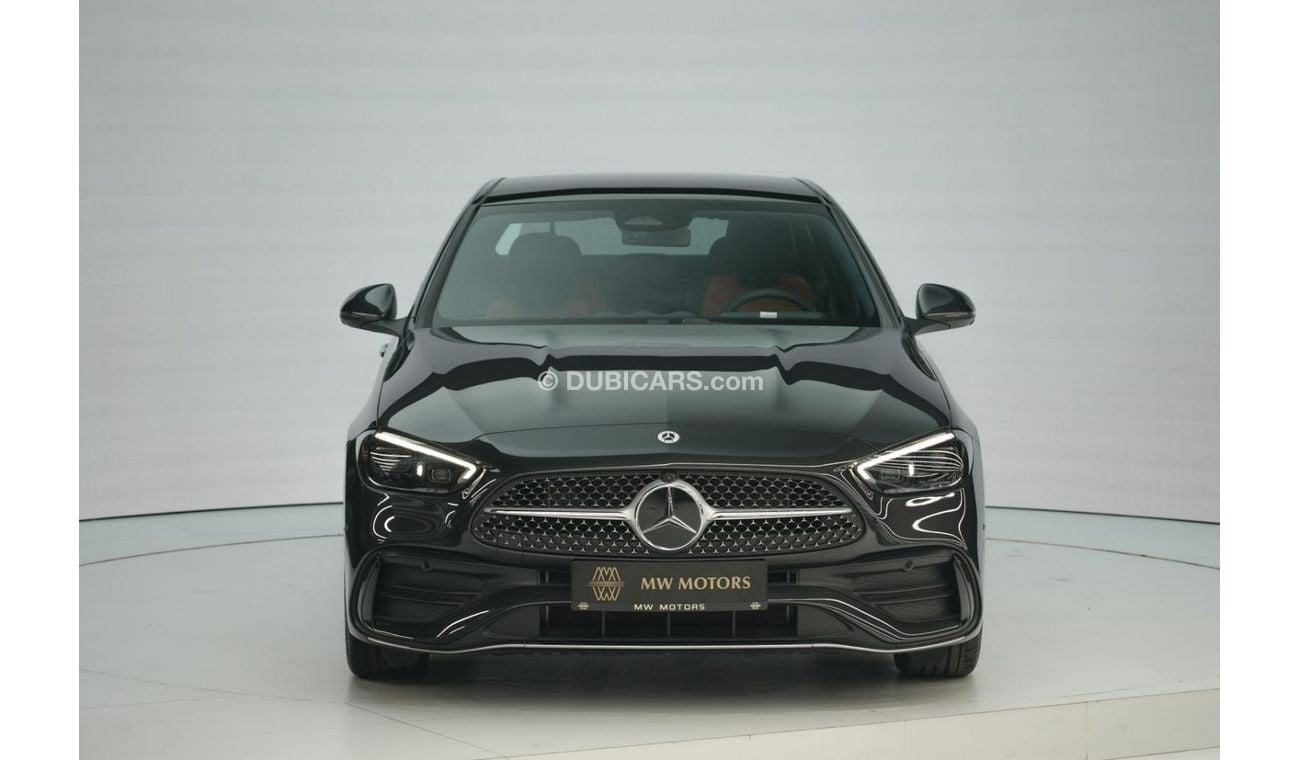 مرسيدس بنز C200 Mercedes-Benz C 200 Premium Plus | 2025 GCC 0km | Agency Warranty | AMG Package | 360 View