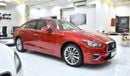 Infiniti Q50 EXCELLENT DEAL for our Infiniti Q50 2.0t ( 2018 Model ) in Red Color GCC Specs