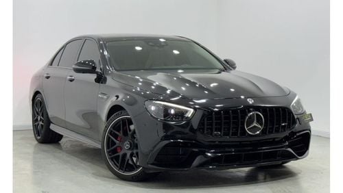 مرسيدس بنز E 63S 2022 Mercedes Benz E63s AMG 4MATIC+, 2027 Mercedes Warranty + Service Pack, Full Options, GCC