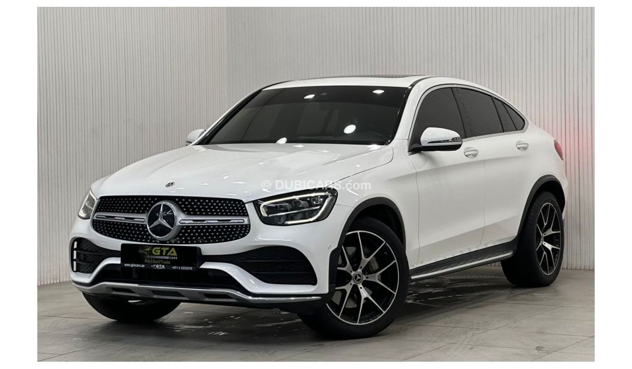 مرسيدس بنز GLC 200 بريميوم 2022 Mercedes GLC200 AMG 4MATIC Coupe, Mar 2027 Mercedes Warranty + Service Pack, Full Optio