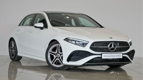 Mercedes-Benz A 200 VSB 33126 - Mercedes Benz A200 AMG Line - Gargash Warranty + Service Contract until 18/11/2028 or 10