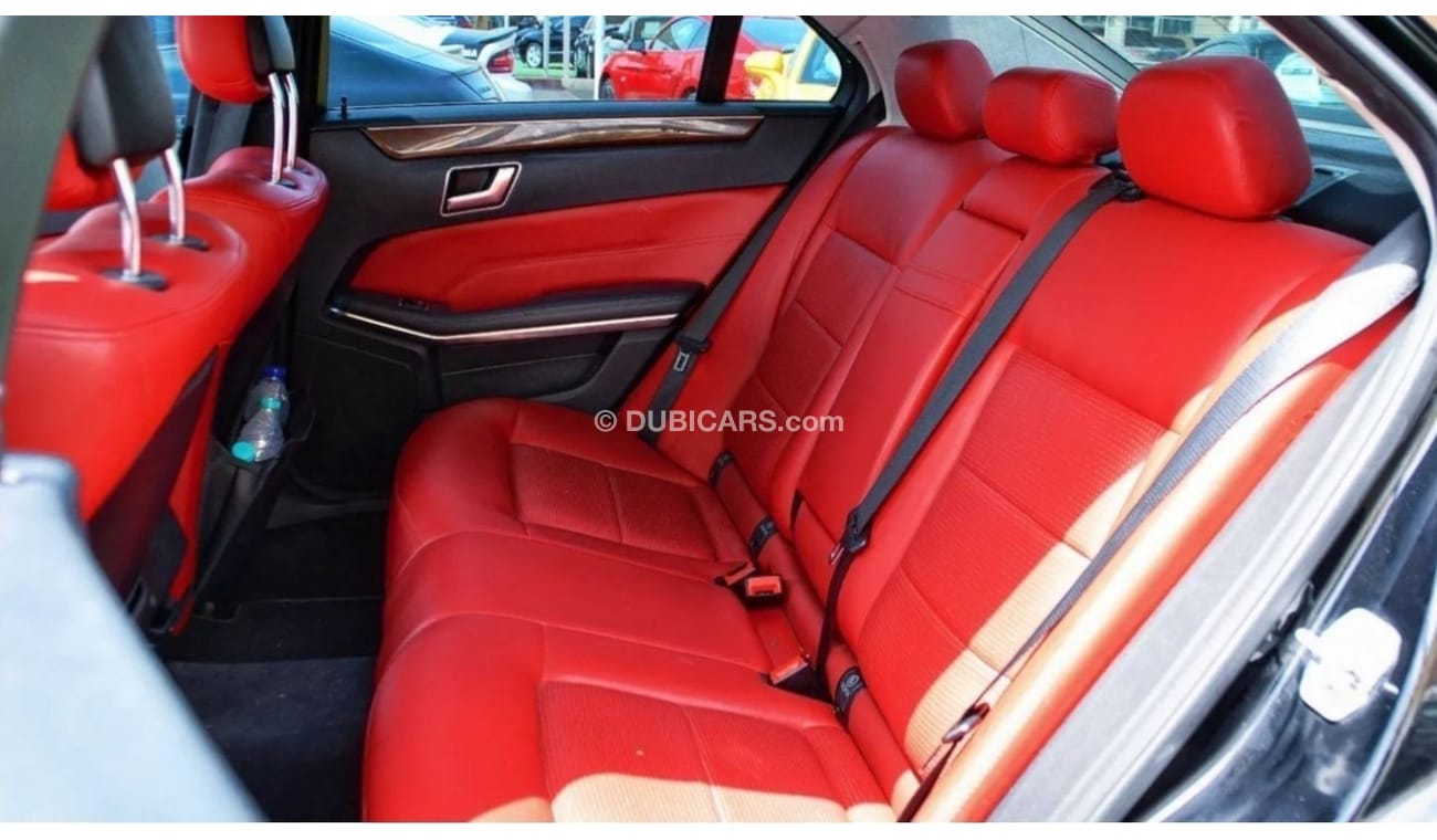 مرسيدس بنز E 350 MERCEDES E350 / Inside Red Full Option * Full Kit E63 AMG* Excellent Condition