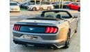 Ford Mustang EcoBoost Convertible | Monthly AED 1420/- | 0% DP | Blindspot | Touch Screen | Leather Seats | # 023