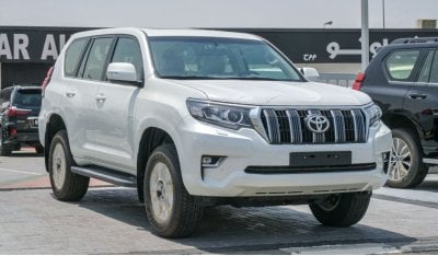 تويوتا برادو Toyota Prado VX 2.7L GCC White color Inside beige