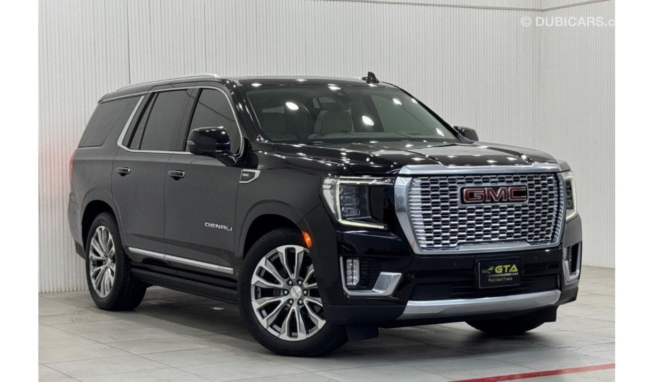 جي أم سي يوكون 2021 GMC Yukon Denali, May 2025 Al Ghandi Agency Warranty + Service Pack, Full Service History, GCC