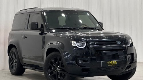 لاند روفر ديفندر 2023 Land Rover Defender 90 X-Dynamic P300, Jan 2026 Al-Tayer Warranty, Full Service History, GCC