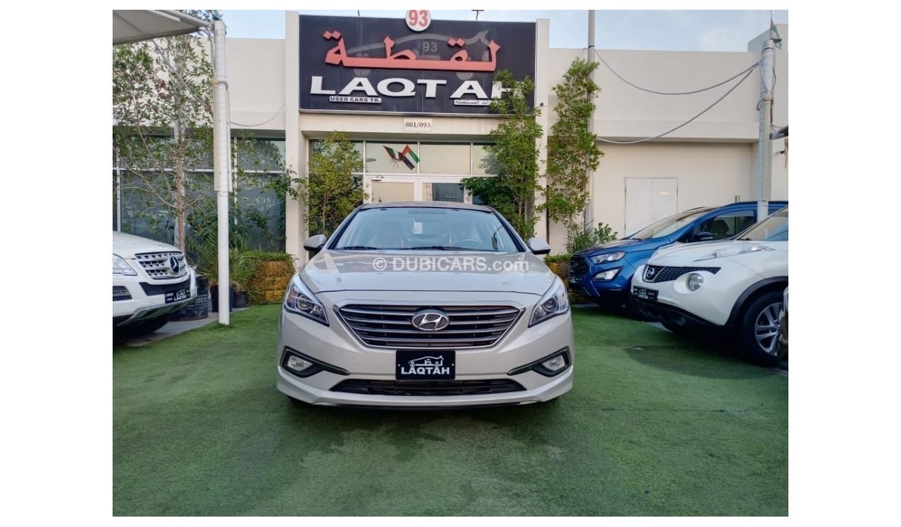 Hyundai Sonata 2016 Gulf model, cruise control, rear camera screen, front and rear air conditioning, alloy wheels i