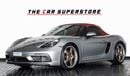 Porsche 718 Boxster 2022-PORSCHE BOXSTER-25 YEARS ANNIVERSARY EDITION-GCC-SPECIAL CAR-AL NABOODA WARRANTY TILL 2026