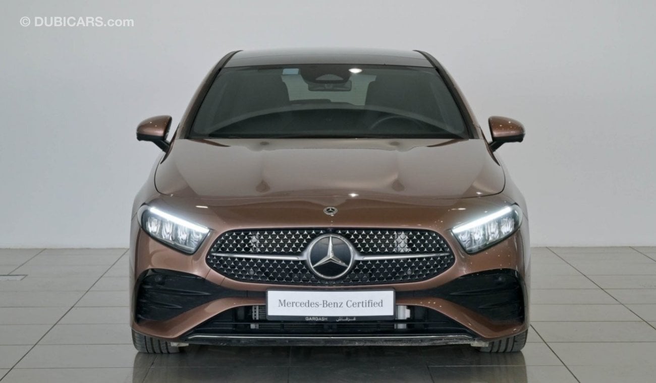 مرسيدس بنز A 200 VSB 33325 - Mercedes Benz A200 2024 - Gargash Warranty + Service Contract until 20/12/2028 or 105.00