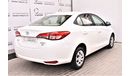 Toyota Yaris AED 800 PM I 1.5L SE 2019 GCC DEALER WARRANTY