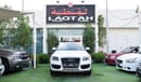 Audi Q5 Audi Q5 model 2009, GCC, panorama, white color, inside beige leather hatch, rear spoiler, sensors, c