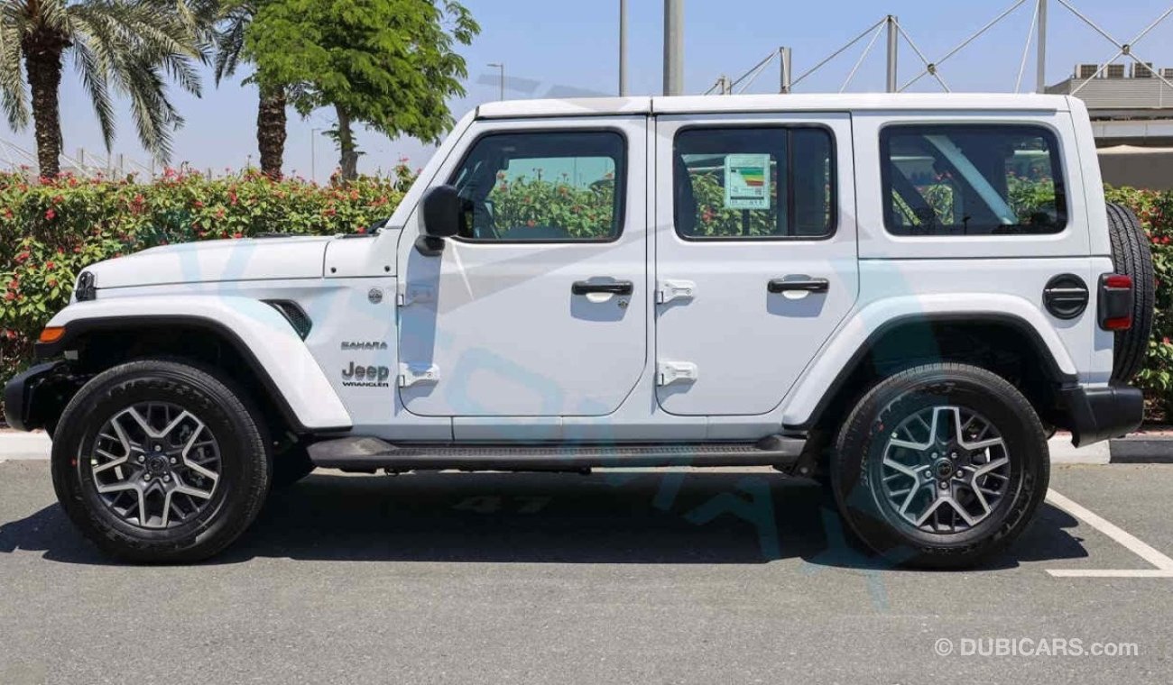 Jeep Wrangler Unlimited Sahara Turbo , 2024 GCC , 0Km , With 5 Years Warranty & 3 Years Service @Official Dealer