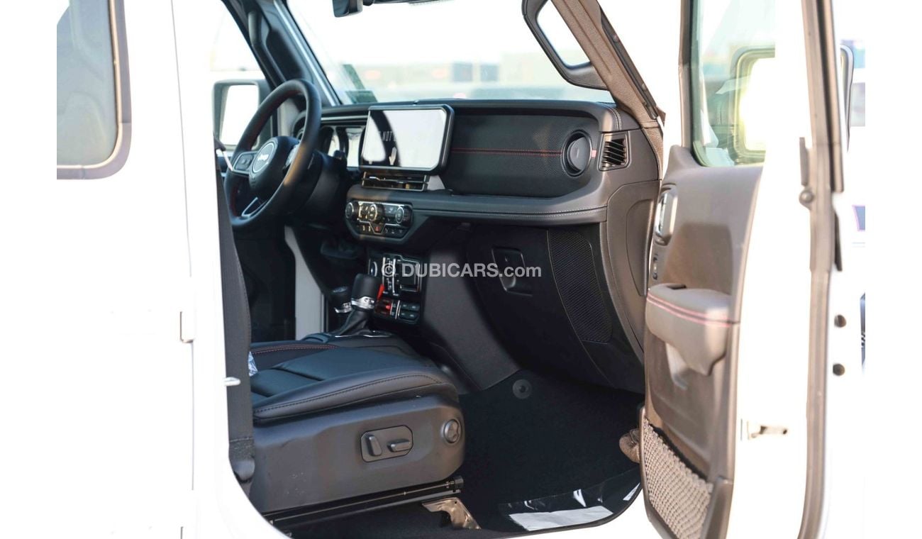 جيب رانجلر 2024 Jeep Wrangler Rubicon Xtreme 2.0L Turbo – White inside Black & Red | Export Price