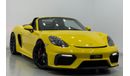 Porsche 718 Spyder RS 2023 Porsche 718 Spyder Cabriolet, March 28 Porsche Warranty, Full Porsche Service History, GCC