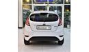 Ford Fiesta AMAZING Ford Fiesta 2013 Model!! in White Color! GCC Specs