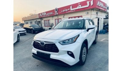 تويوتا هايلاندر TOYOTA HIGHLANDER GLE 2.5L HYBRID 2024 MODEL pearl white