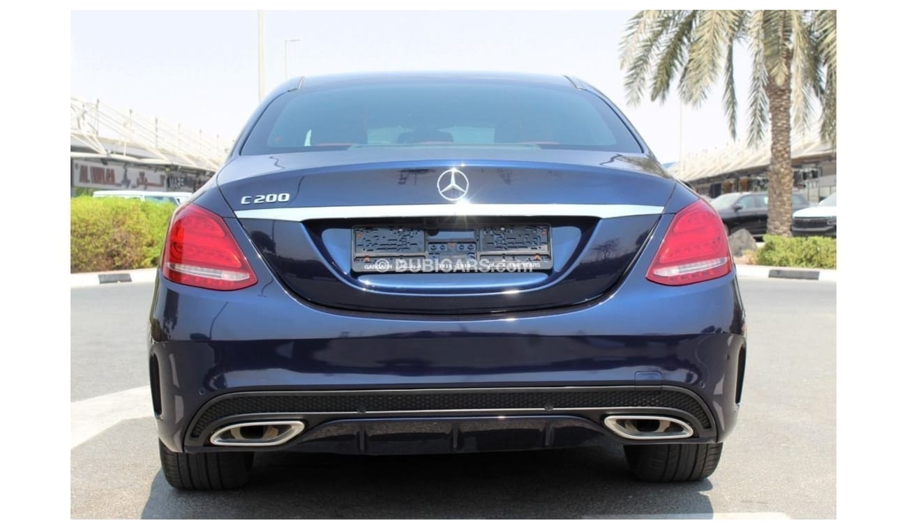 Mercedes-Benz C200 AMG Pack MERCEDES C200 AMG FULL OPTION 2018 GCC GARGASH LOW MILEAGE SINGLE OWNER IN MINT CONDITION