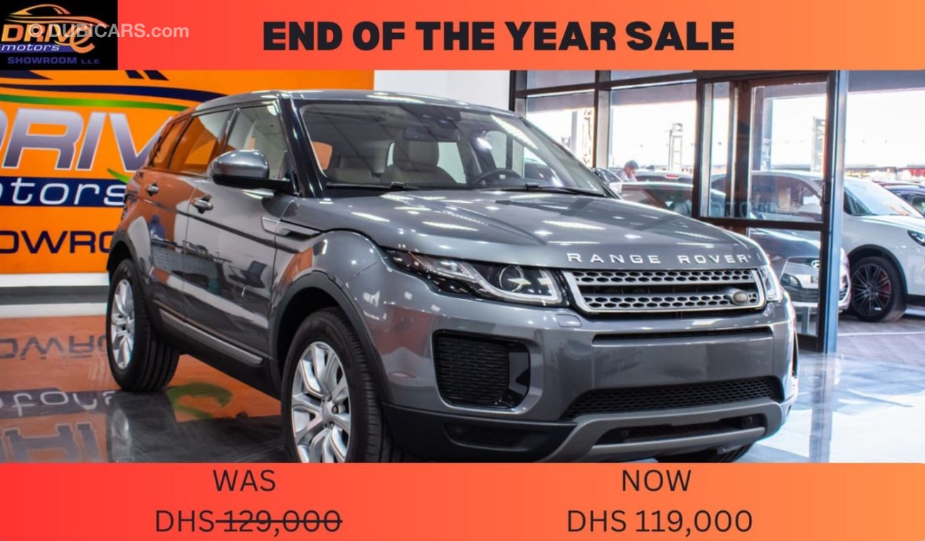 Land Rover Range Rover Evoque HSE Dynamic GCC HURRYYYY ONLY AED 1905/- MONTH EXCELLENT CONDITION UNLIMITED K.M WARRANTY..