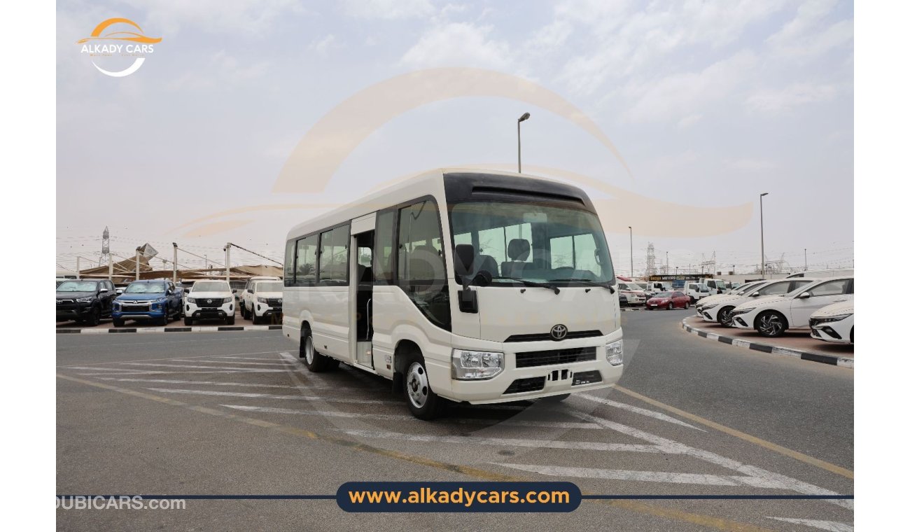 تويوتا كوستر TOYOTA COASTER 4.0L MT DIESEL 2024   22 SEATERS ELECTRONIC DOORS WITH FRIDGE