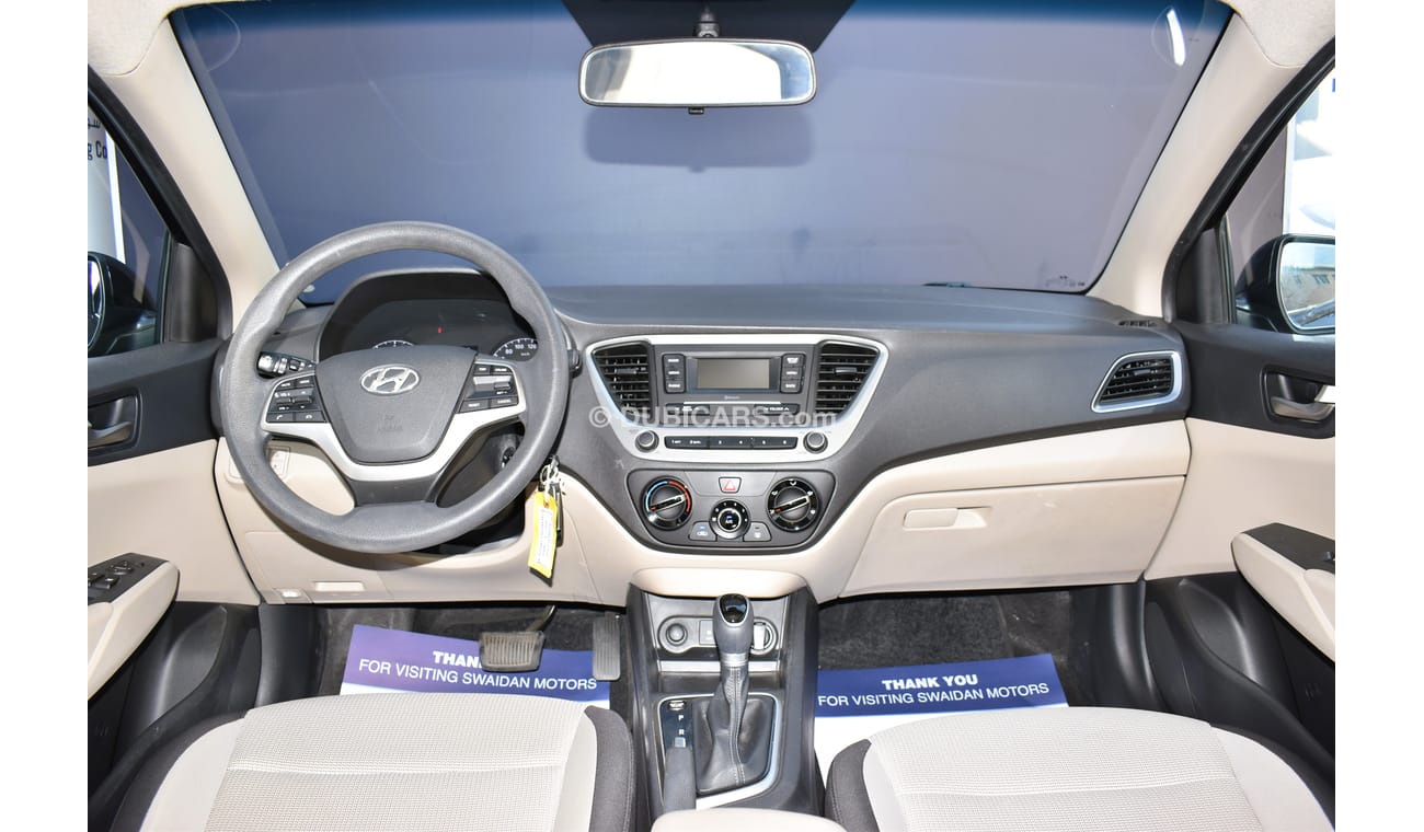 Hyundai Accent AED 719 PM | 1.6L GL GCC DEALER WARRANTY