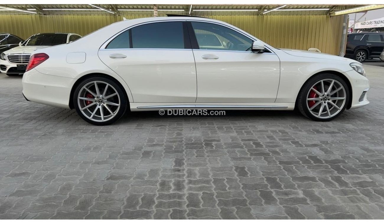 مرسيدس بنز S 550 S550L /// KIT S65 AMG وارد اليابان اوراق جمارك قمة النظافة