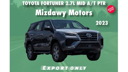 Toyota Fortuner TOYOTA FORTUNER 2.7L 4X4 A/T PTR (EXPORT ONLY)