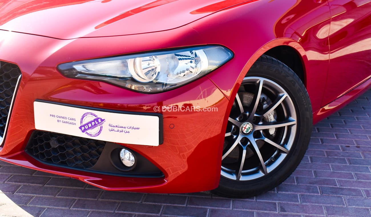 Alfa Romeo Giulia S - Service History, Warranty, Certified & Sold by Purple Pre-Owned Gargash Motors