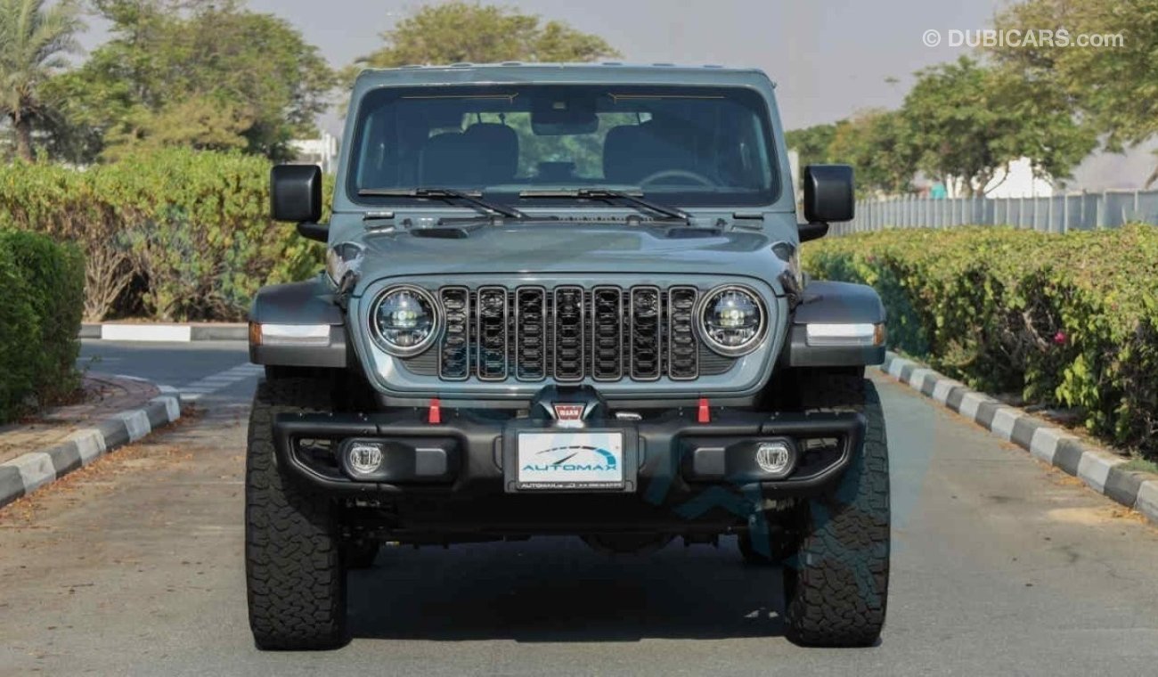 جيب رانجلر Rubicon V6 3.6L 4X4 , 2024 GCC , 0Km , With 3 Years or 60K Km Warranty @Official Dealer