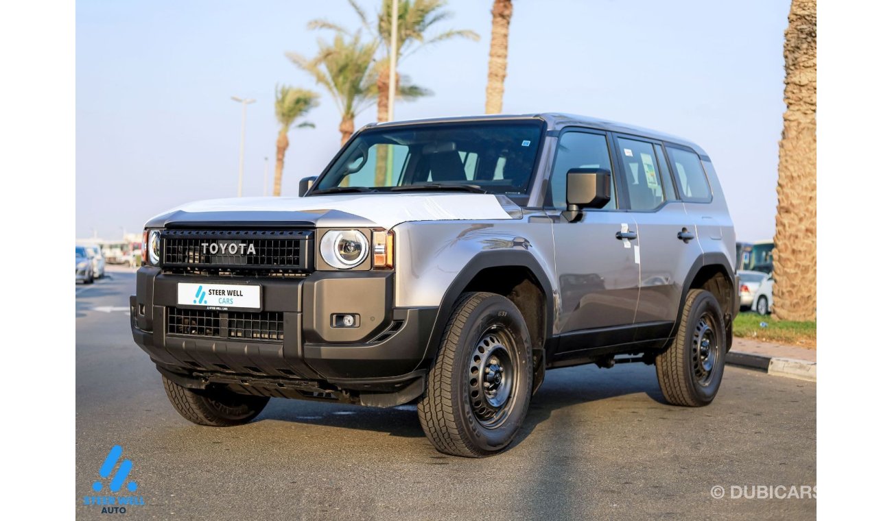 تويوتا برادو 2024 Model Year - 2.4L Turbo SFM Mid AT PTR - Push Start - Rear Camera - Export Only