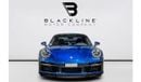 بورش 911 Turbo 3.8L (575 HP) Coupe 2024 Porsche Turbo, 2029 Porsche Warranty, Gentian Blue Metallic, Low KMs,