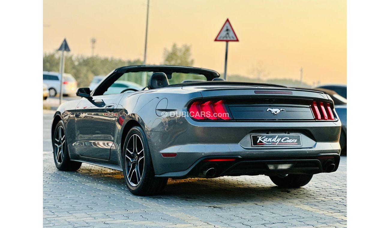 Ford Mustang EcoBoost Convertible | Monthly AED 1420/- | 0% DP | Blindspot | Touch Screen | Leather Seats | # 023