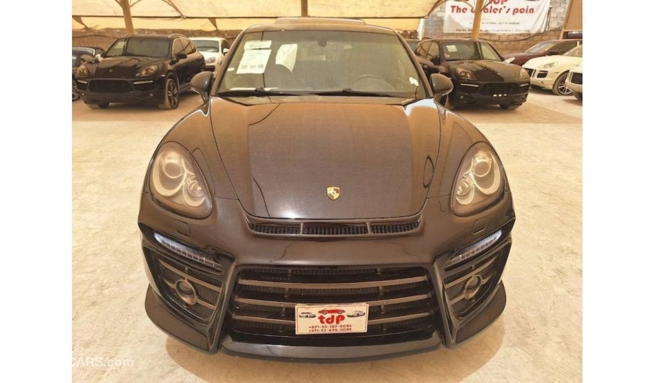 بورش كايان توربو PORSCHE CAYENNE 4.8L TURBO WITH SUNROOF AND AERO BODY KIT 2011 IN EXCELLENT CONDITION